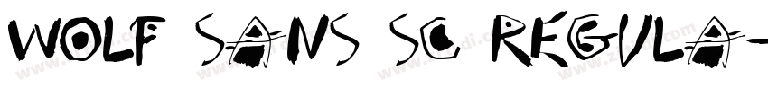 Wolf Sans SC Regula字体转换